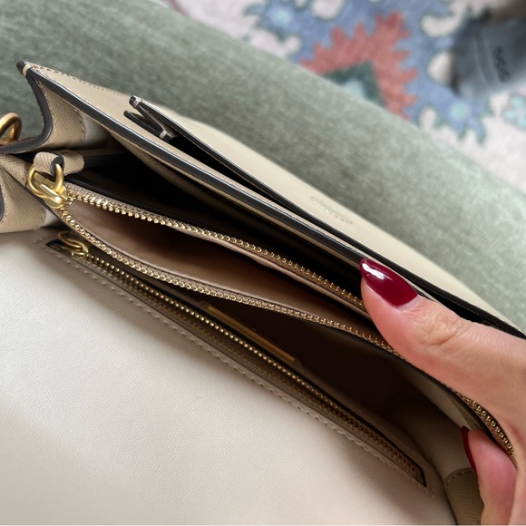 Tory Burch Robinson Convertible Color Block Bag - Picture 6 of 11